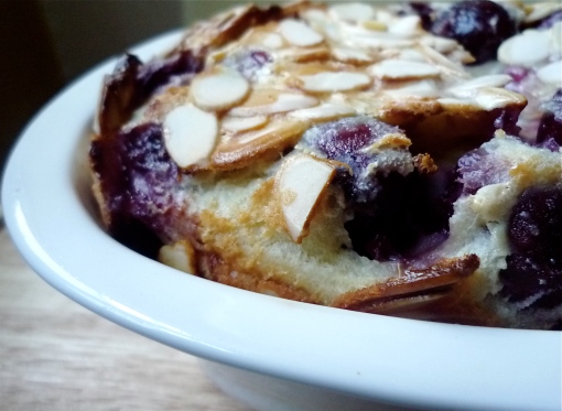 Cherry Clafouti with Almonds